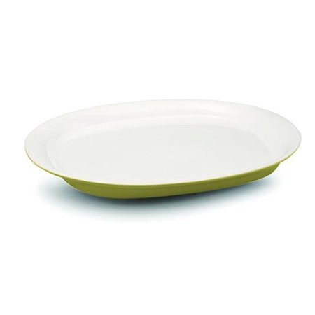 RACHAEL RAY Rachael Ray 58351 Round & Square  14-Inch Round Platter  Green 58351